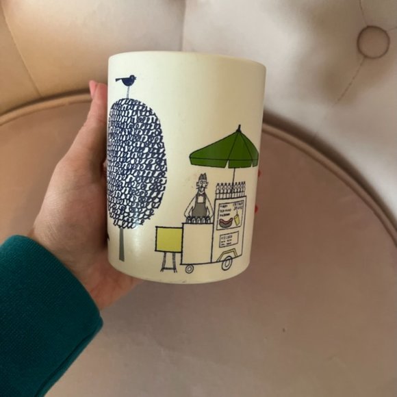 kate spade about town bathroom set waste basket toothbrush holders *PLEASE READ* - Picture 8 of 15